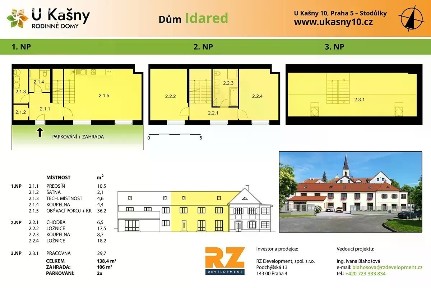 Prodej rodinného domu 138 m², pozemek 170 m² U kašny, Praha - Stodůlky