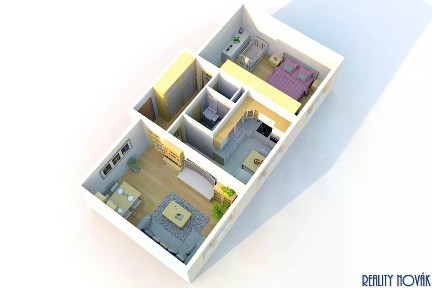 Prodej bytu 2+1 52 m² Zvonková, Praha - Záběhlice