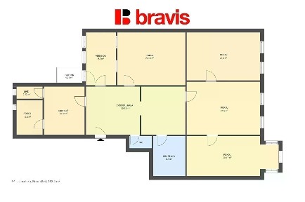 Pronájem bytu 5+1 165 m² Jaselská, Brno - Veveří