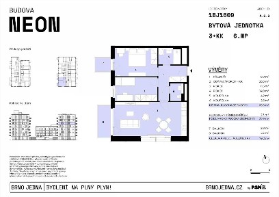 Prodej bytu 3+kk 71 m² Plynárenská, Brno - Zábrdovice