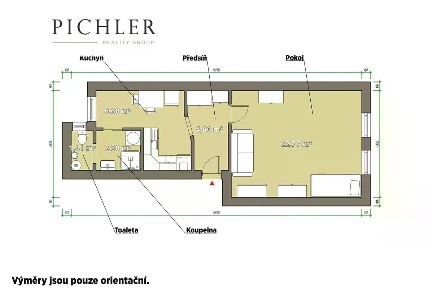 Prodej bytu 1+1 55 m² U Dráhy, Plzeň - Skvrňany