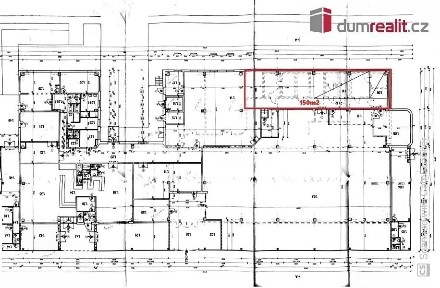 Pronájem skladového prostoru 150 m²