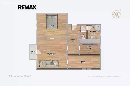 Prodej bytu 3+1 50 m²