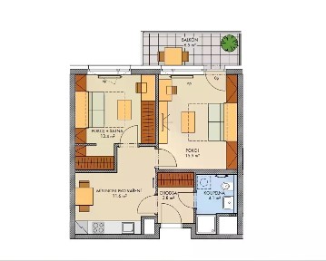 Prodej bytu 2+1 55 m² Hugo Haase, Praha - Hlubočepy