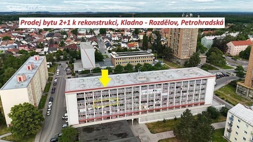 Prodej bytu 2+1 49 m² Petrohradská, Kladno