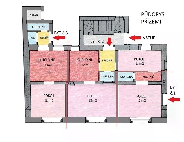 Prodej činžovního domu 250 m² Josefa Drmly, Kladno - Švermov