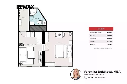 Prodej bytu 2+kk 39 m² Seifertova, Praha - Žižkov
