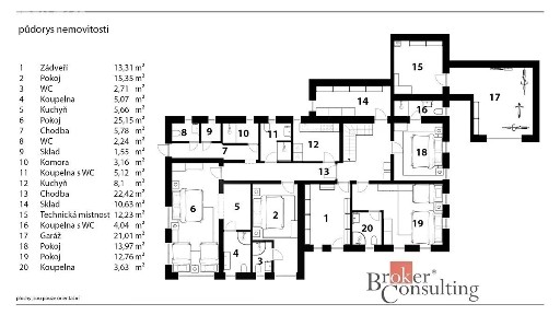 Prodej rodinného domu 390 m², pozemek 2016 m²