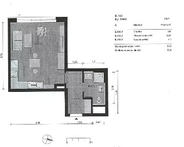 Prodej bytu 1+kk 37 m² Benkova, Praha - Chodov