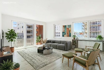 Prodej bytu 3+kk 82 m² Pod Harfou, Praha - Vysočany