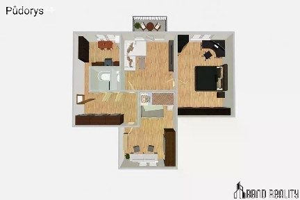 Prodej bytu 3+1 72 m² Renneská třída, Brno - Štýřice