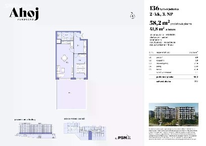 Prodej bytu 2+kk 57 m² Československého exilu, Praha - Modřany