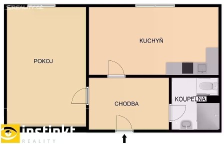 Prodej bytu 1+1 39 m²