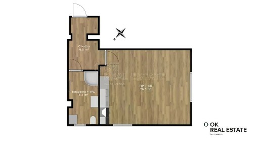Pronájem bytu 1+kk 46 m² Doloplazy