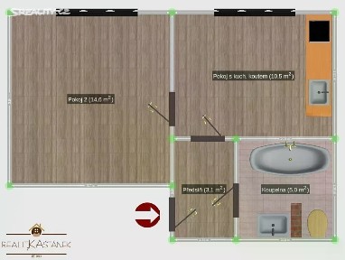 Pronájem bytu 1+1 35 m² Tanvaldská, Liberec - Liberec XXX-Vratislavice nad Nisou