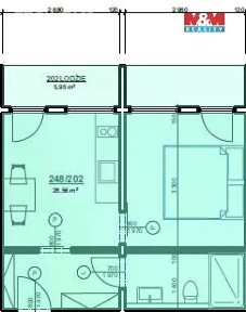Prodej bytu 1+1 29 m² Pod Borným, Doksy - Staré Splavy
