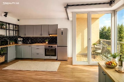 Pronájem bytu 1+kk 31 m² Pod Nouzovem, Praha - Kbely