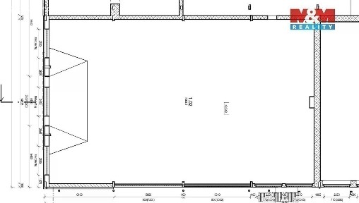 Pronájem skladového prostoru 334 m²