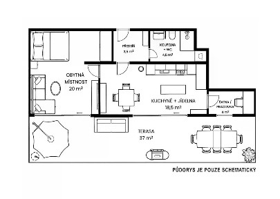 Prodej bytu 2+kk 51 m² Gajdošova, Brno - Židenice