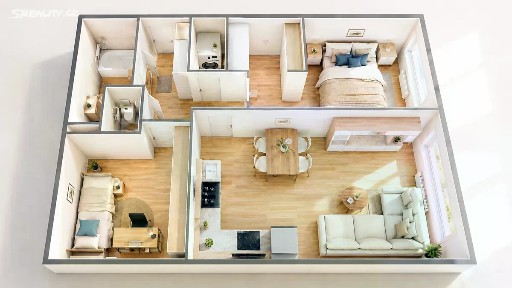 Prodej bytu 3+kk 53 m² Makovského, Praha - Řepy