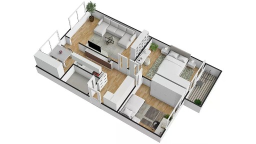 Prodej bytu 3+1 73 m² Horky, Rebešovice