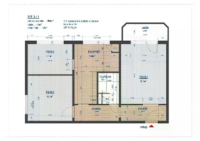 Prodej bytu 3+1 60 m²