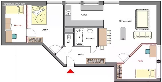 Prodej bytu 4+kk 83 m²