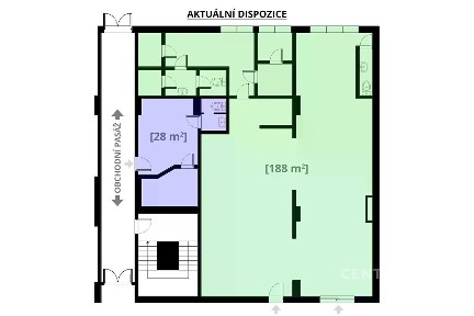 Prodej obchodního prostoru 216 m²