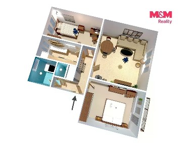Prodej bytu 3+1 74 m² Chotěšice
