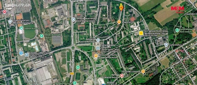Pronájem bytu 2+1 53 m² Slovenská, Karviná - Hranice