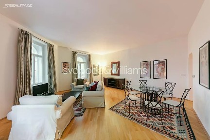 Pronájem bytu 3+1 83 m² Janáčkovo nábřeží, Praha - Smíchov