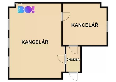 Pronájem kanceláře 64 m²