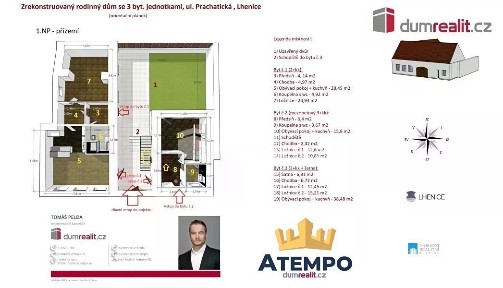 Prodej bytu 3+kk 52 m²