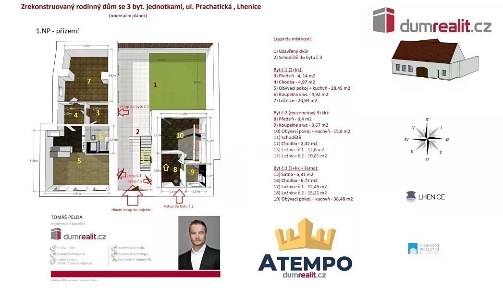 Prodej bytu 3+kk 52 m²