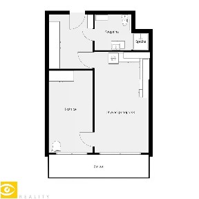 Pronájem bytu 2+kk 53 m² Československého exilu, Praha - Modřany
