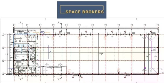 Pronájem skladového prostoru 1225 m²