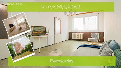 Prodej bytu 2+1 52 m² Mládežnická, Neratovice