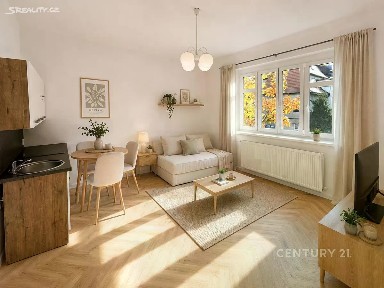 Pronájem bytu 1+kk 26 m² Na Dolinách, Praha - Nusle