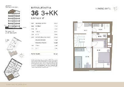 Prodej bytu 3+kk 92 m² Na spojce, Praha - Vršovice