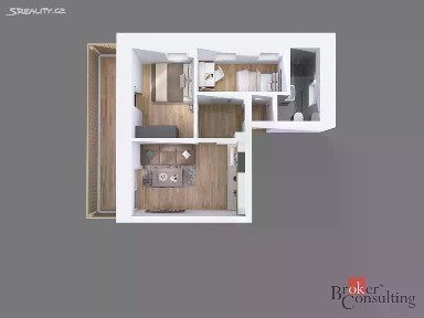 Prodej bytu 3+kk 58 m² Adolfa Kašpara, Železná Ruda