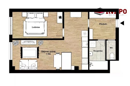 Pronájem bytu 2+kk 56 m² Provaznická, Opava - Předměstí