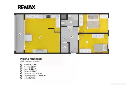 Pronájem bytu 3+kk 71 m² Křivenická, Praha - Čimice
