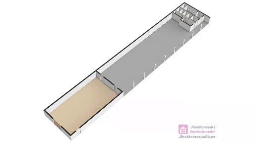 Pronájem skladového prostoru 315 m²