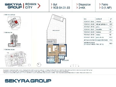 Prodej bytu 2+kk 47 m² Sokolova, Praha - Karlín