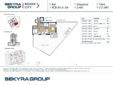 Prodej bytu 2+kk 54 m²