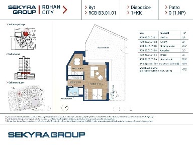 Prodej bytu 1+kk 30 m² Sokolova, Praha - Karlín