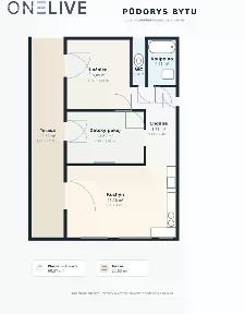 Pronájem bytu 3+kk 74 m² K Zelené louce, Plzeň - Valcha