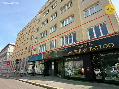 Pronájem kanceláře 209 m²