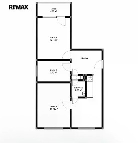 Pronájem bytu 3+1 68 m² Na Podlesí, Kadaň