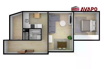Pronájem bytu 2+1 59 m² U Náhonu, Opava - Předměstí